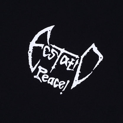 ECSTATIC PEACE TEE BLACK