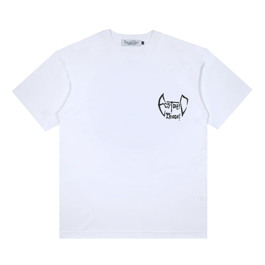 ECSTATIC PEACE TEE WHITE