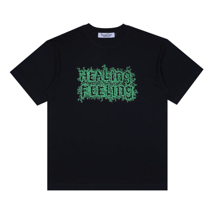 HEALING FEELING TEE BLACK