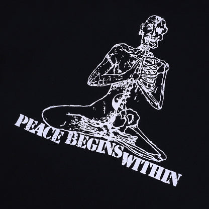 PEACE WITHIN TEE BLACK