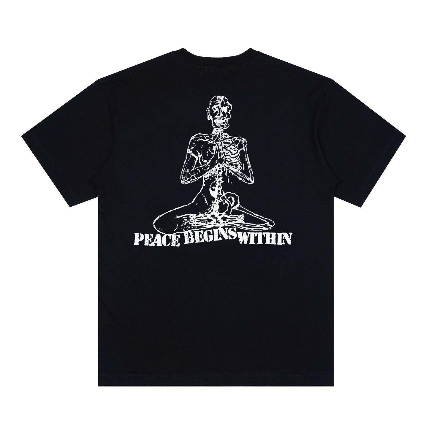 PEACE WITHIN TEE BLACK