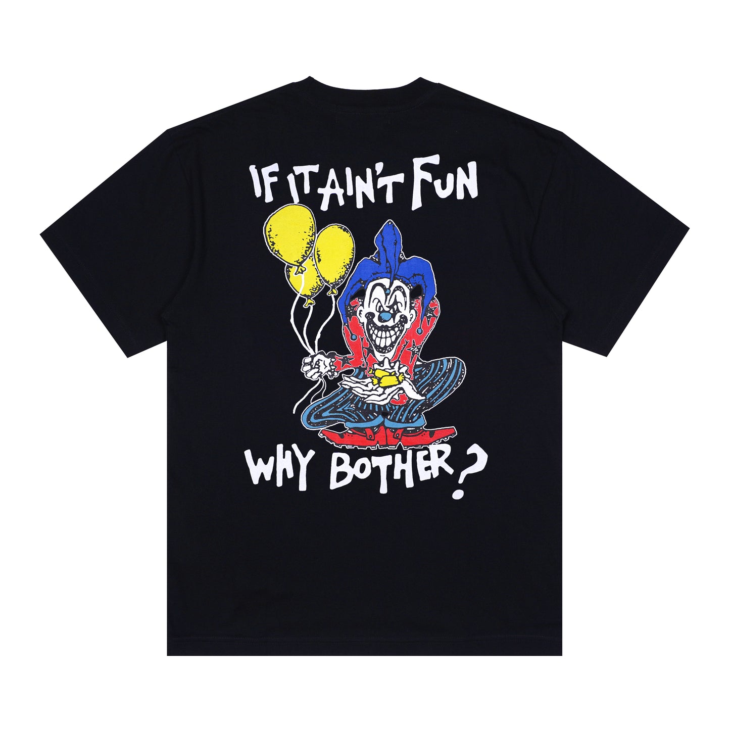 WHY BOTHER TEE BLACK