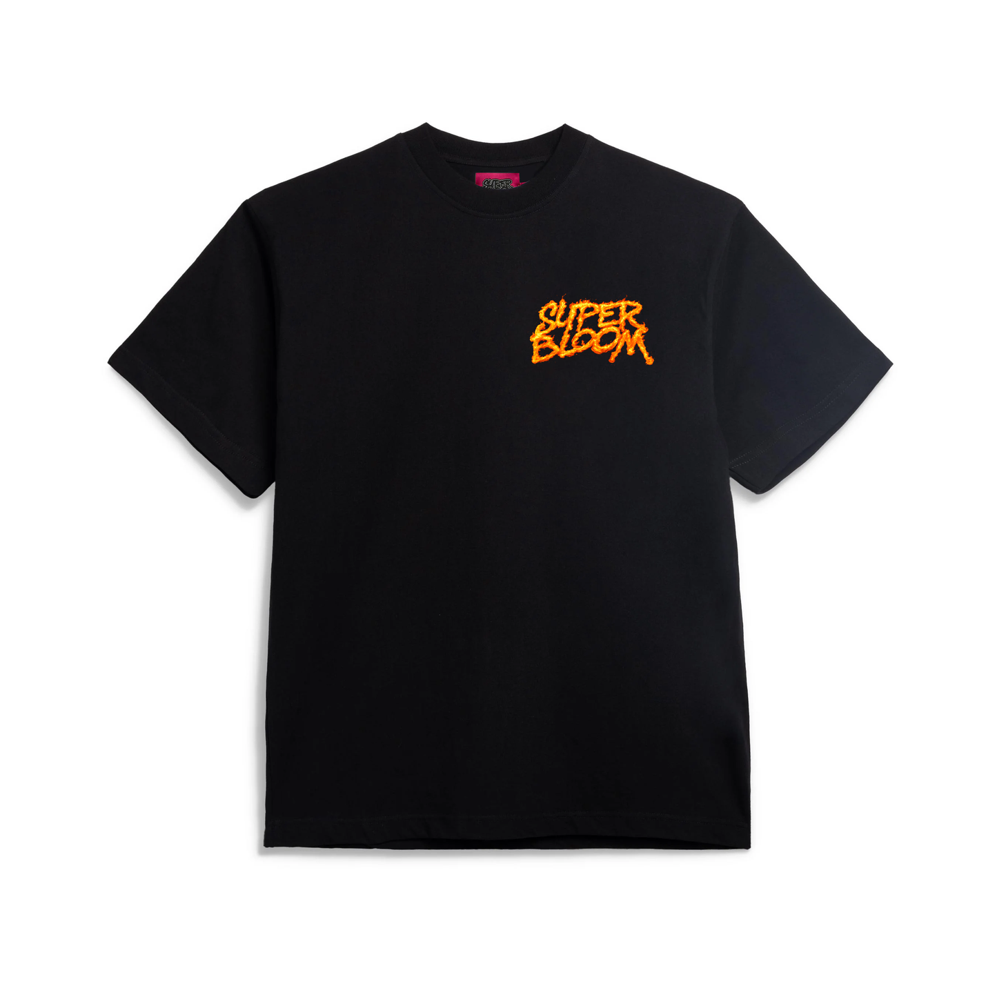 Flame Still Burns Logo Tee in Black