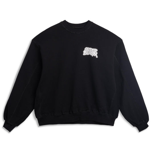 Hot Box Crewneck in Black