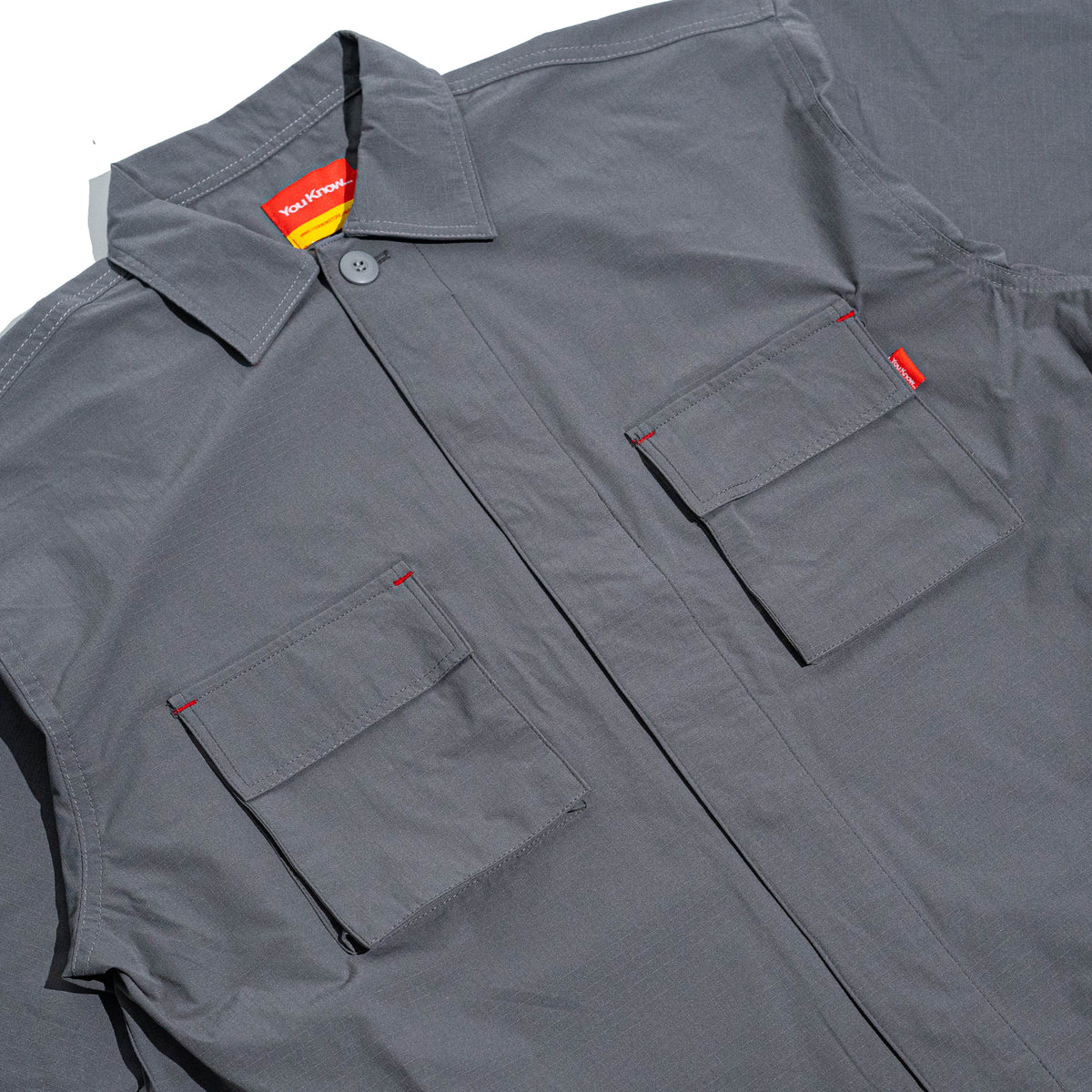 You Know… Ripstop Shirts in Light Grey