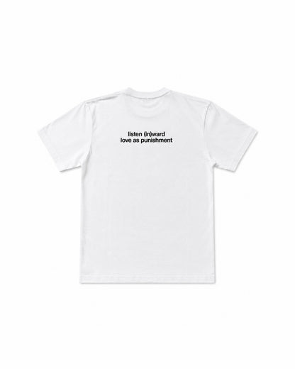 LaP - Listen (in)ward Tee - White