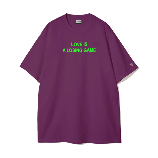 Losing Game Tee in Magenta