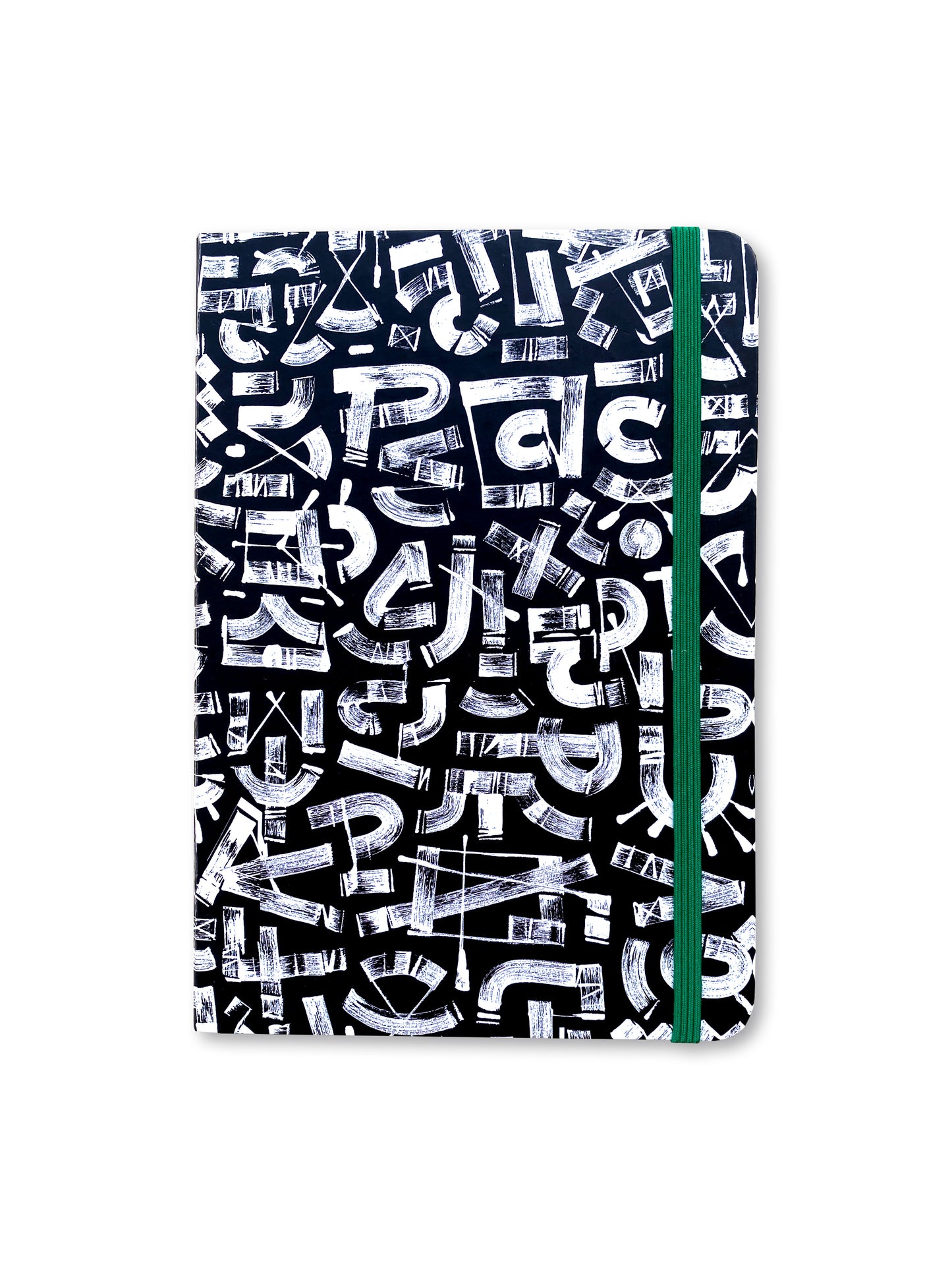 Alphabad PEACE Black Notebook