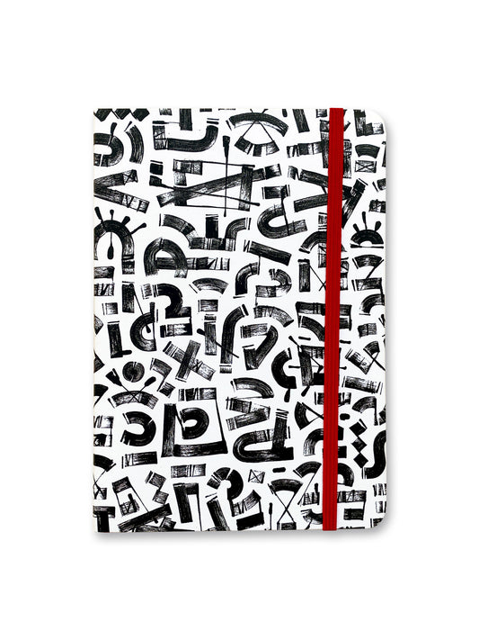 Alphabad PEACE White Notebook