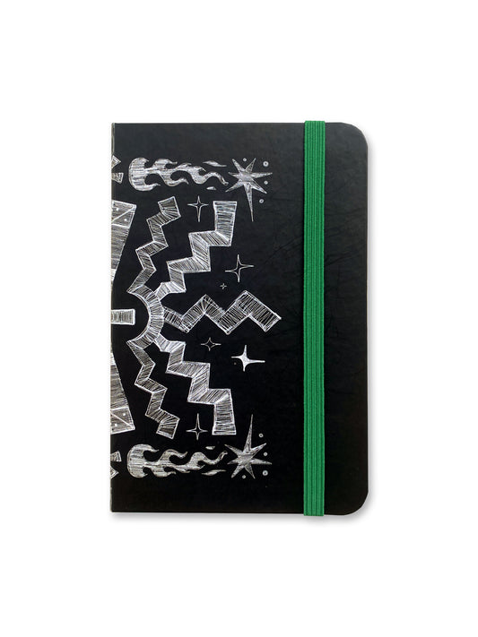 Alphabad Lit Up Notebook Green
