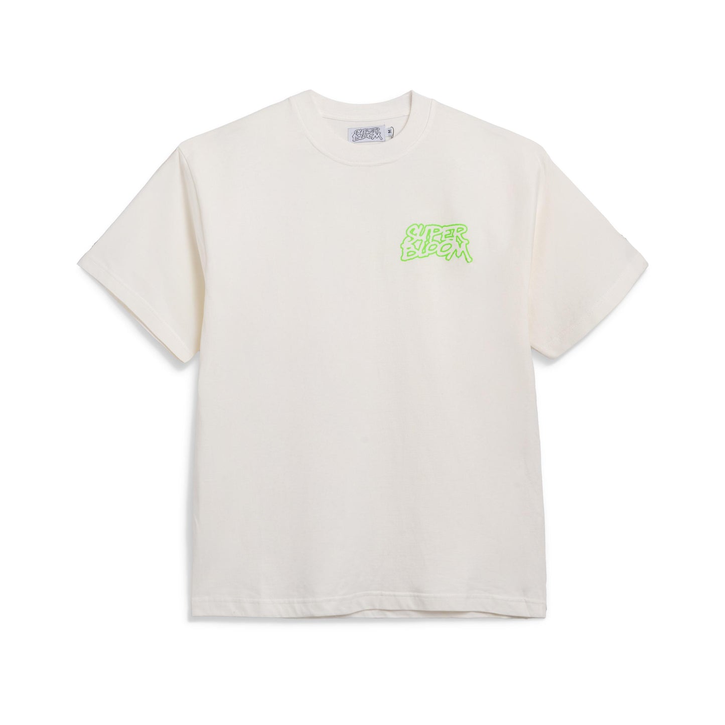 Pixel Logo Tee in White