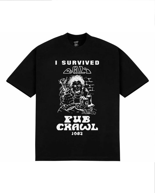 Pub Crawl Tee Black