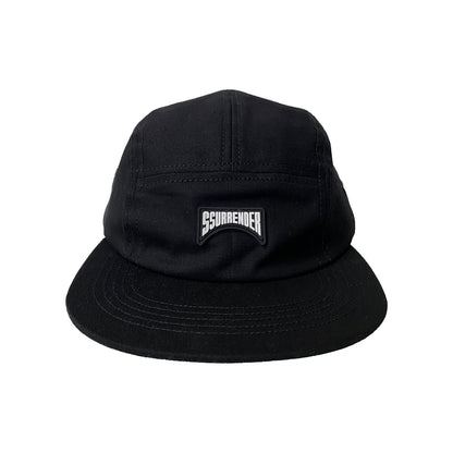 Rubber Logo Five Panel Black