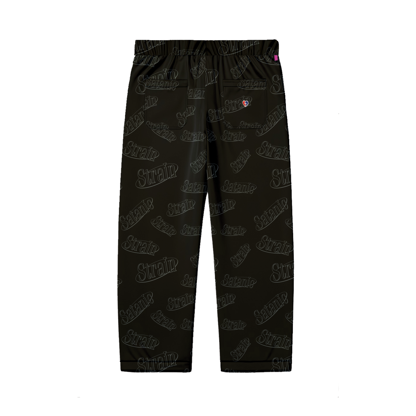 Satanic Relax Pants in Black