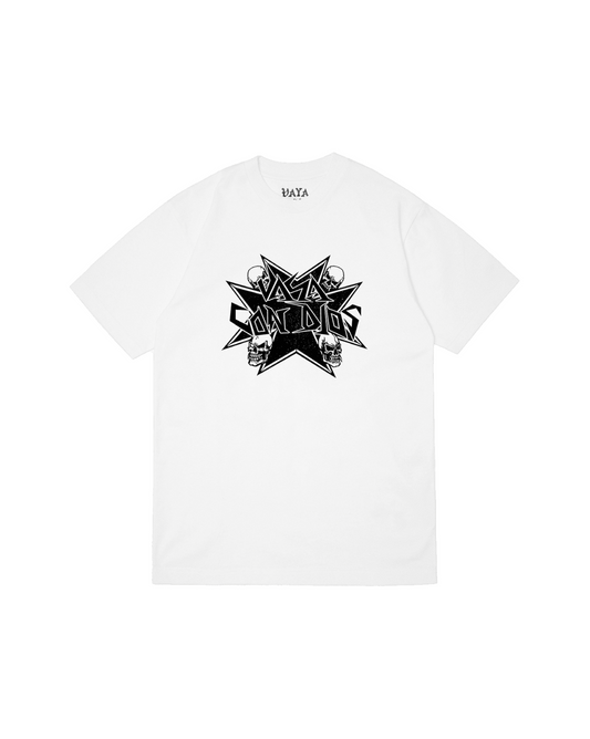 CROSSOVER TEE WHITE