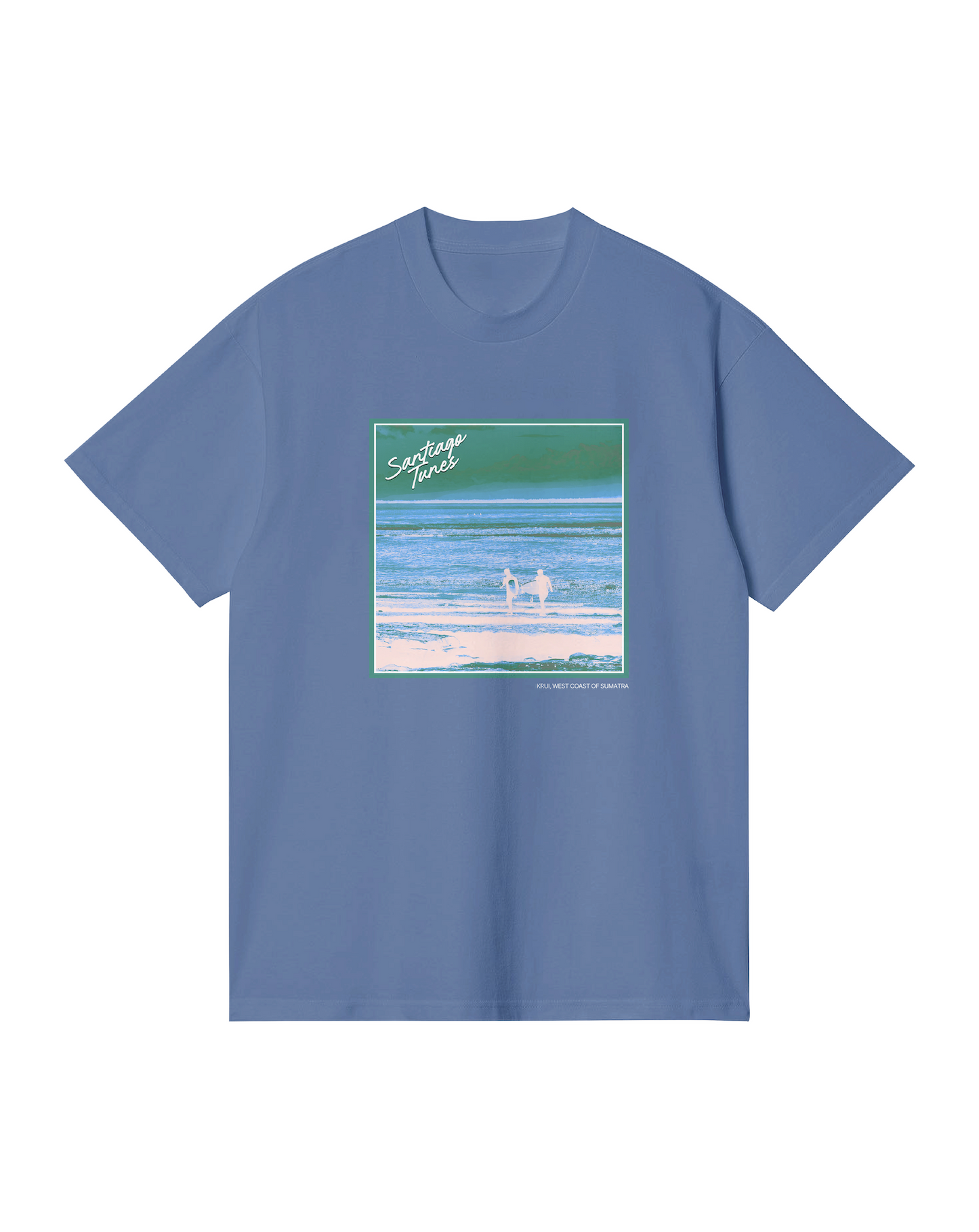 Krui Tee in Steel Blue