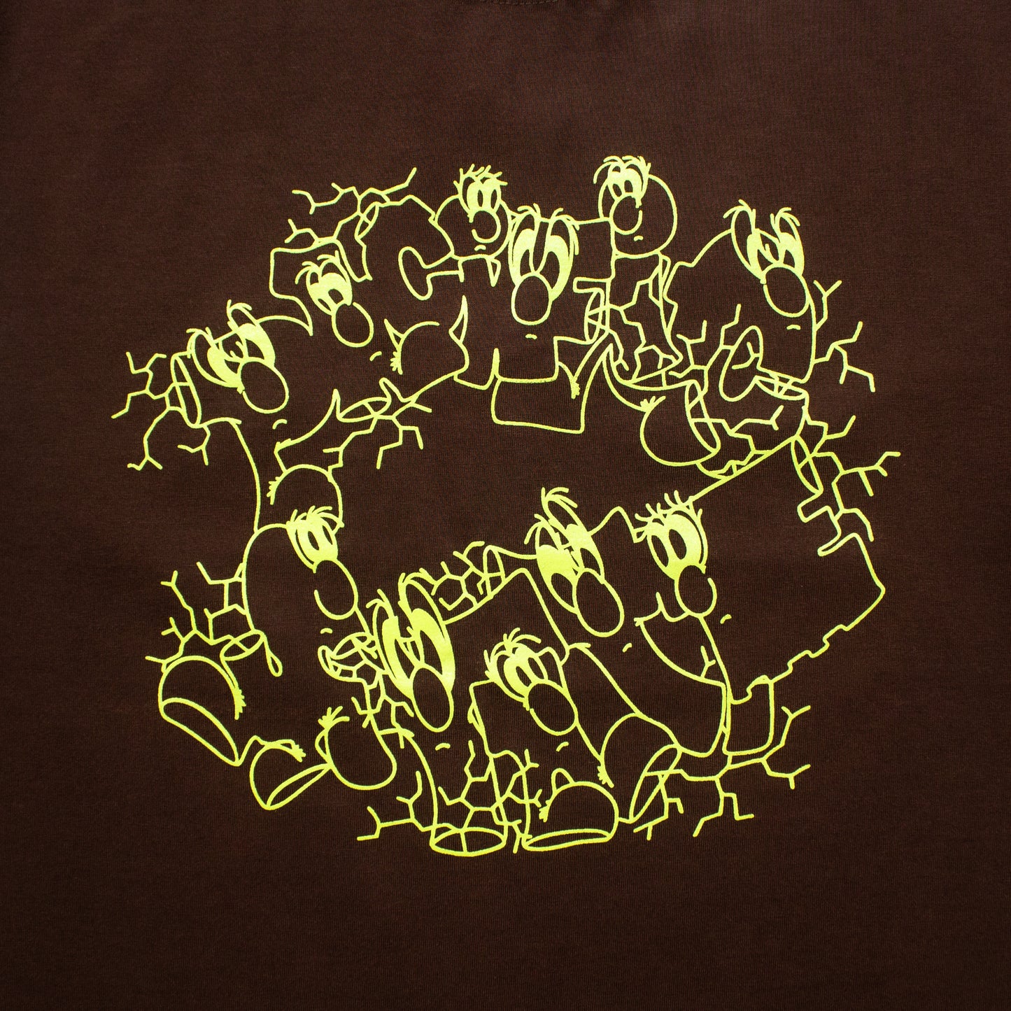 AKI YAMAMOTO TEE BROWN