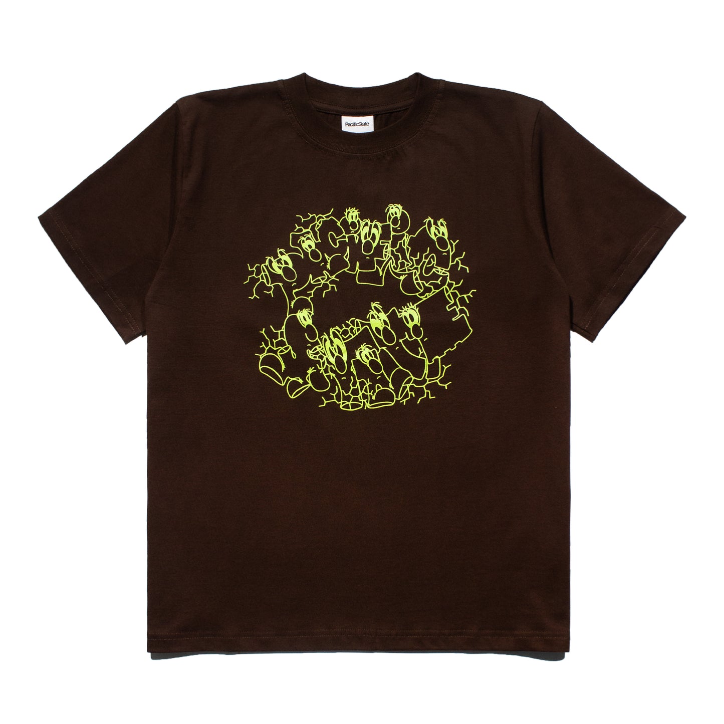 AKI YAMAMOTO TEE BROWN