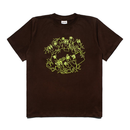 AKI YAMAMOTO TEE BROWN