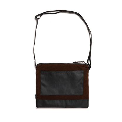 YOU KNOW... Sacoche Bag Brown Velvet