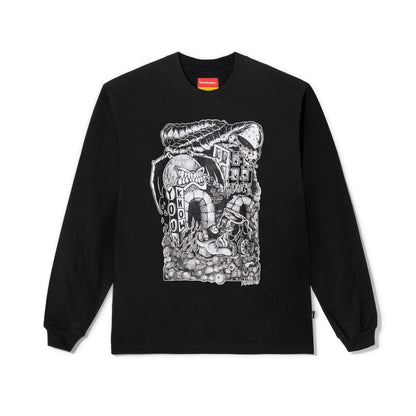 You Know... Dodie Sadat City Burns LS Tee Black